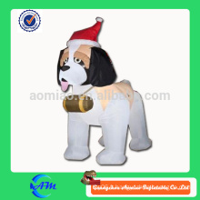 Chien de chien de Noël chien gonflable à vendre chien de Noël gonflable pour la publicité